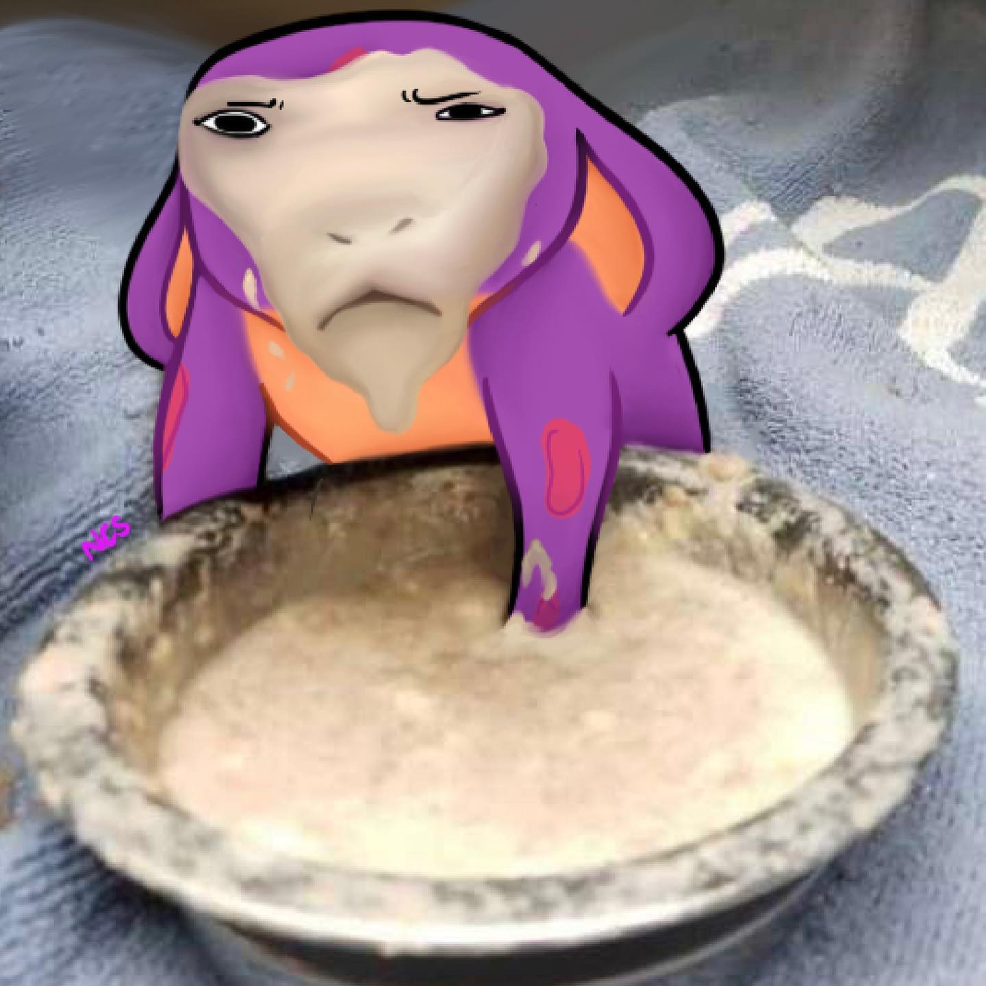 Sad character meme