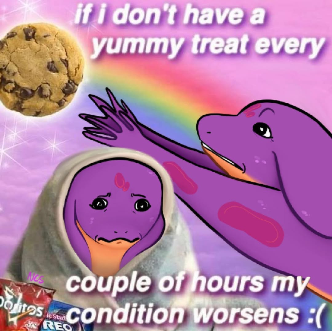 Yummy treat condition meme