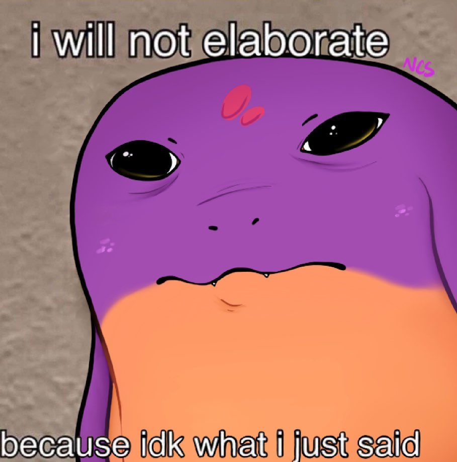 Won't elaborate meme