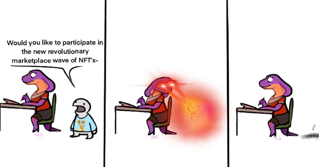 NFT marketplace meme