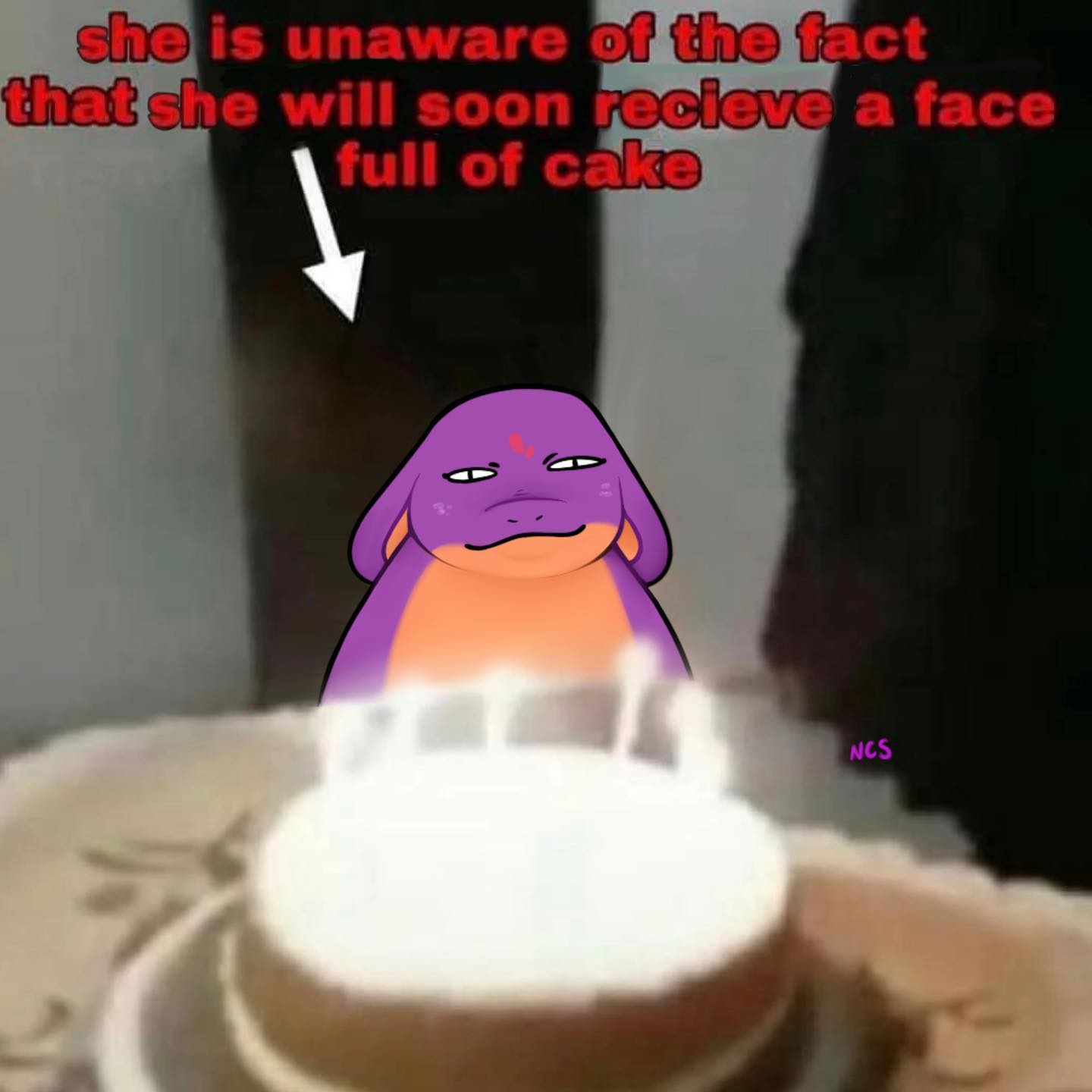 Cake surprise meme